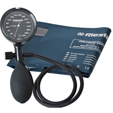 Riester e-Mega® Sphygmomanometer, 1-tube model, Black, RI1370-150