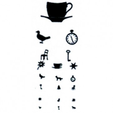 Eye Chart with Clipart
