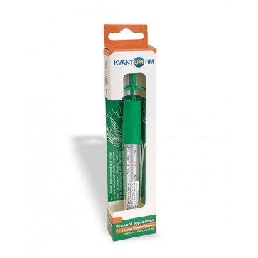 Mercury-Free glass thermometer for medical use with a convenient handle for shaking