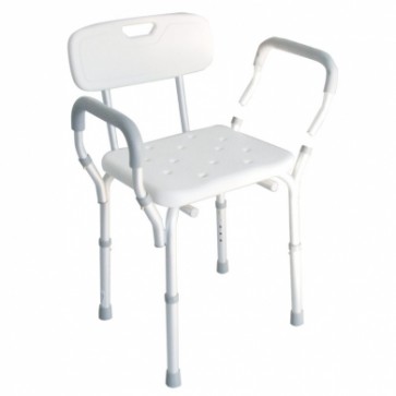 Prilagodljivi stolac za tuširanje s odvojivim naslonima za ruke