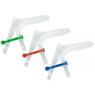 Disposable specula in sizes XS to L
