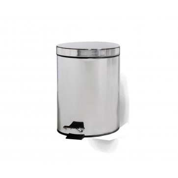 Trashcan, stainless steel, 5L (Delivery within 10 days)