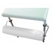 Paper roll holder for examination tables