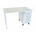 Hospital working table, white (Delivery within 10 days)