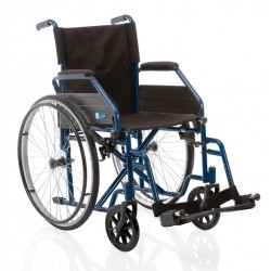Sklopiva invalidska kolica START | plave boje | širina sjedišta 45 cm