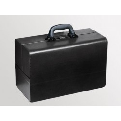 Bollmann "Concertina" Doctor's case, 43x21x32 cm, leatherette, black