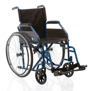 Sklopiva invalidska kolica START | plave boje | širina sjedišta 48 cm