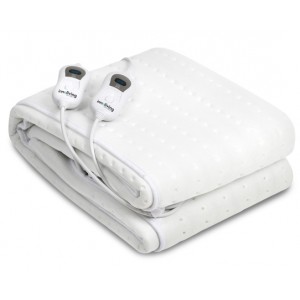 Electric blanket, double-sided, polyester, 160 x 140 cm