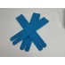 Kineziološke trake u plavoj boji i u obliku slova Y