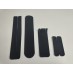 Pre-cut kineziološke trake - unaprijed profesionalno pripremljene i izrezane kinezio trake u crnoj boji i obliku slova I, Y i X te traku u obliku ŠAPE.