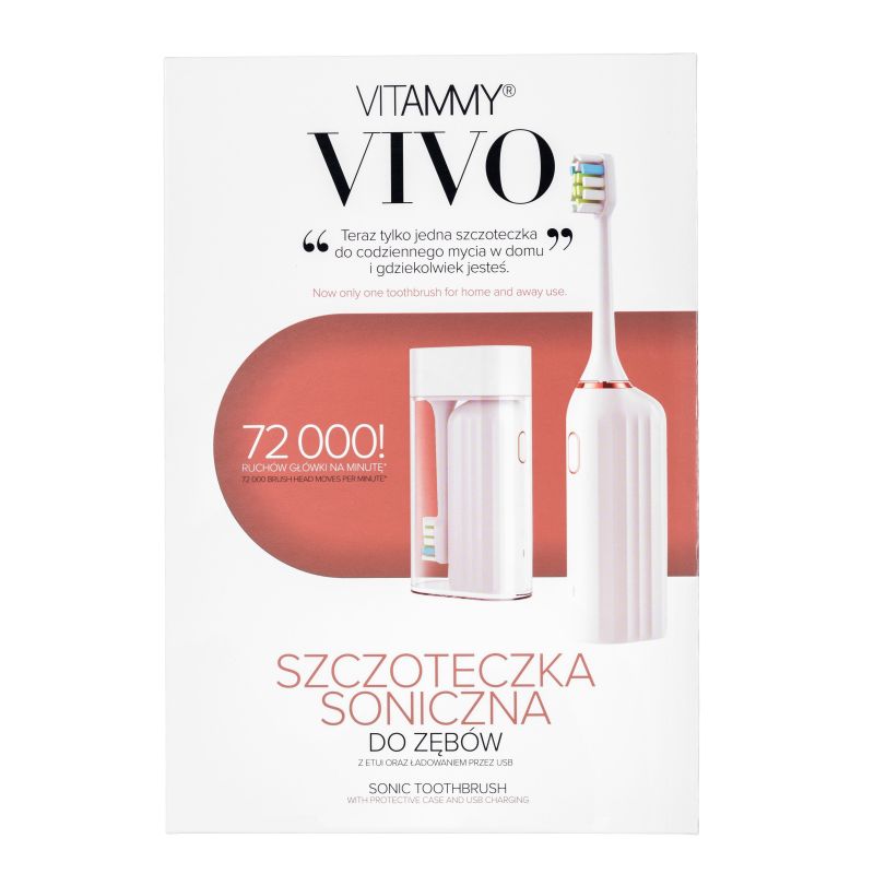 Sonična električna četkica za zube Vitammy VIVO u bijeloj boji TOW016698